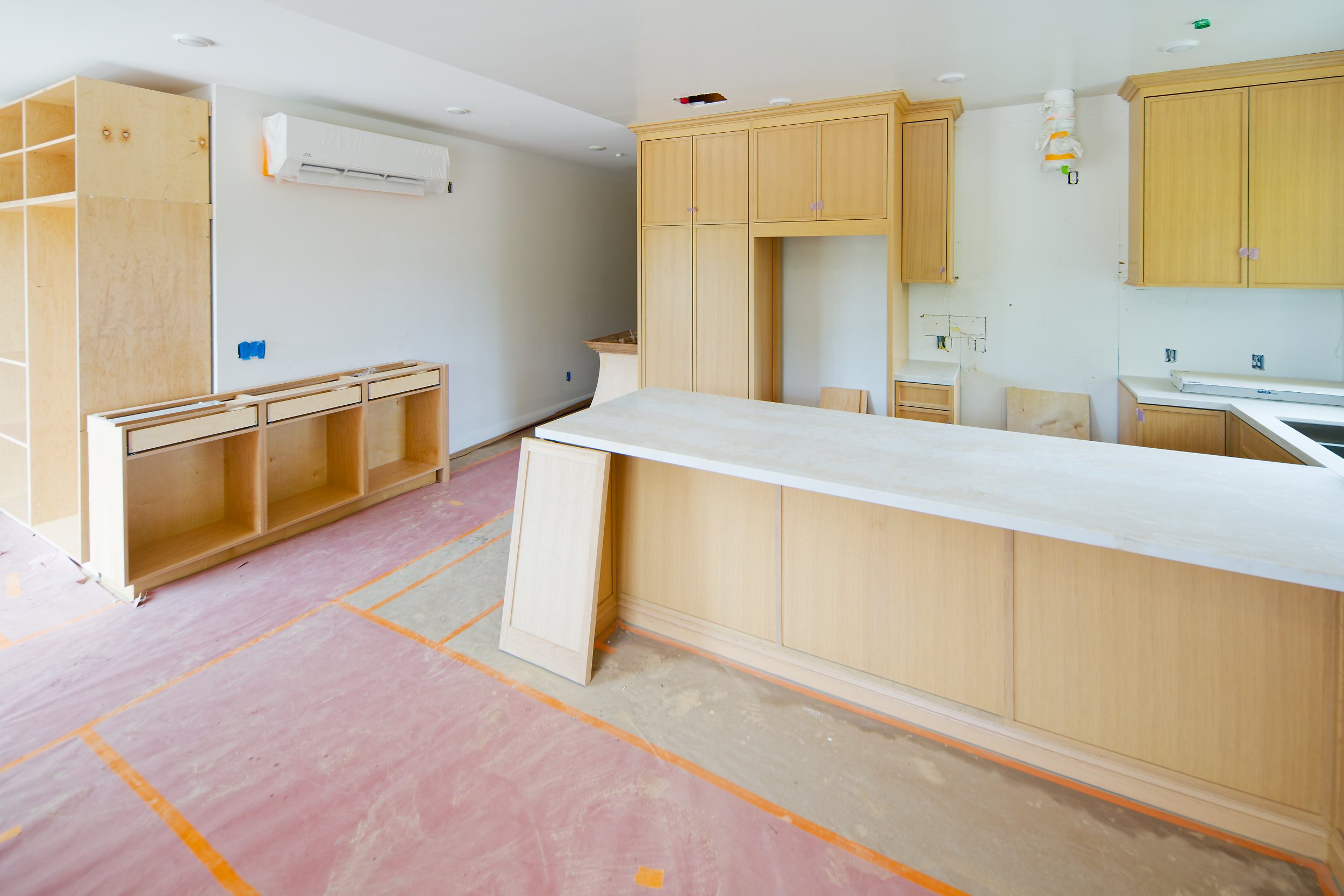 Work in progress — 13: Home construction and renovation in progress